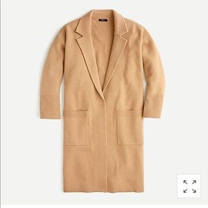 J. Crew Ella open-front long sweater-blazer NWT
